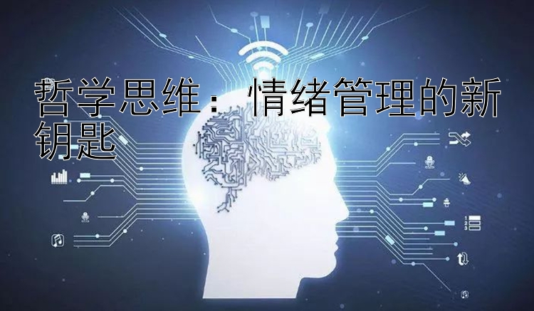 哲学思维：情绪管理的新钥匙